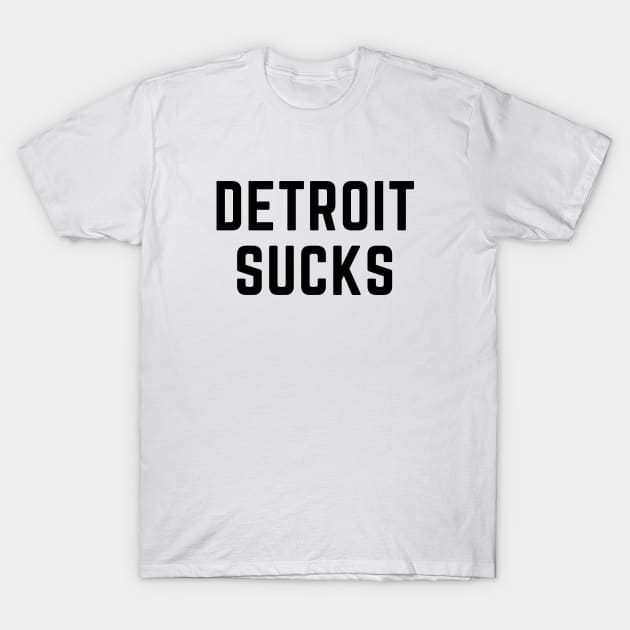 Detroit Sucks Lester Bangs Almost Famous T-Shirt by Madhouse Chicago Hockey Podcast